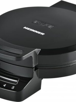 Vahvliküpsetaja Heinner HWF-F1200BK – 1200 W, 1 vahvel, must