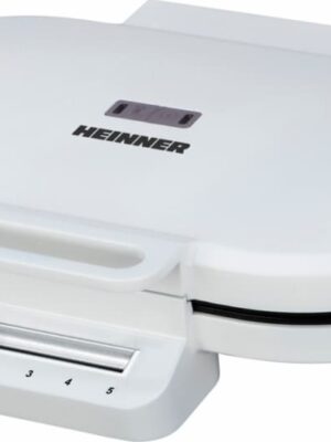 Vahvliküpsetaja Heinner HWF-F14002WH – 1400 W, 2 vahvlit, valge