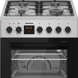 Kombineeritud pliit gaasipliidi ja elektriahjuga, 4 põletit, HFSC-S65MIXFD-SL, Heinner
