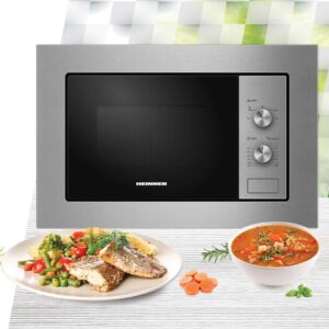 Integreeritav mikrolaineahi Heinner HMW-MDBI20MIX – 20 l, 800 W, inox/must