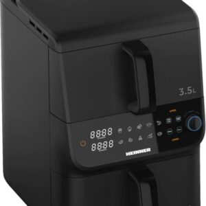 Kahe korviga kuumaõhufritüür Heinner InnovaCook HAF-C10DBS25BK – 10 l, 2500 W, must