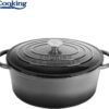 Ahjupott malmist (emailitud, ovaalne) Cooking by Heinner HR-ZVC-S26OV – 6 l, 33 × 26,5 cm