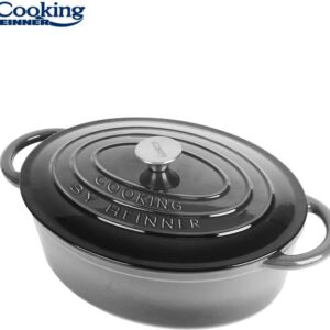 Ahjupott malmist (emailitud, ovaalne) Cooking by Heinner HR-ZVC-S26OV – 6 l, 33 × 26,5 cm