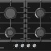Integreeritav gaasipliidiplaat 4 põletiga, 60 cm, HBH-M421IRFGBK, Heinner