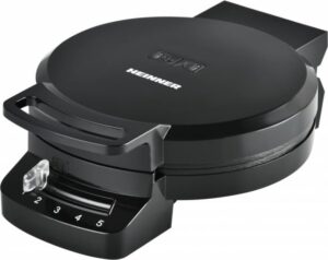 Vahvliküpsetaja Heinner HWF-F1200BK – 1200 W, 1 vahvel, must