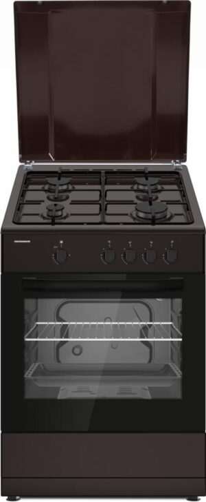 Gaasipliit gaasiahjuga, 4 põletit, 60 × 60 cm, HFSC-SME66IBRW