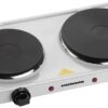 Elektripliit 2 keedualaga, 2500 W (lauapliit / kaasaskantav pliit), HDHP-KH2500WH, Heinner