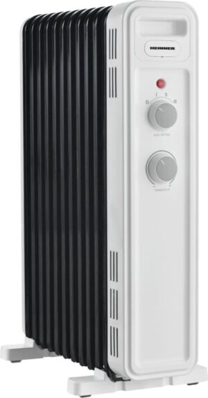Õliradiaator Heinner HOH-M11WH-BK, 1000/1500/2500W