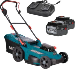 Akutoitega muruniiduk 40 V, 2 × 4.0 Ah, 43 cm, KS 43LM-40V-240, Könner & Söhnen