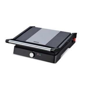 Elektrigrill Heinner HEPG-F2000BKSS – 2000W, 180° avanev, malmplaadid