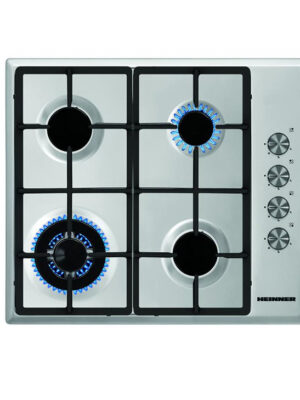 Integreeritav gaasipliidiplaat Heinner HBH-S584WI-IX, 4 keeduala