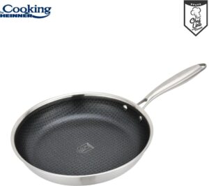 Praepann 20 cm, keraamiline mittenakkuv kate, roostevaba teras, HR-MRK-20T, Heinner