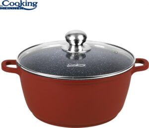 Pott 18.6 L, 40 cm, keraamiline kate, alumiinium, HR-JLG-C40SO, Heinner