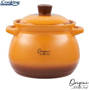 Keraamiline pott 6 L, 19 cm, kaanega, HR-FJ-070, Heinner