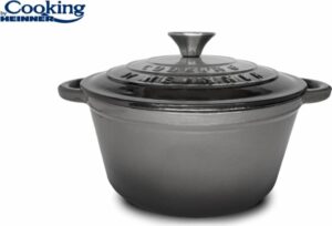 Ahjupott malmist 4L, 24cm, emailkattega, HR-ZVC-S24, Heinner