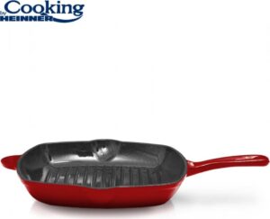 Grillpann malmist 26.5 cm, emailkattega, HR-KN-G26, Heinner