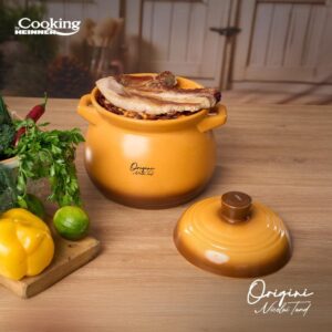 Keraamiline pott 6 L, 19 cm, kaanega, HR-FJ-070, Heinner
